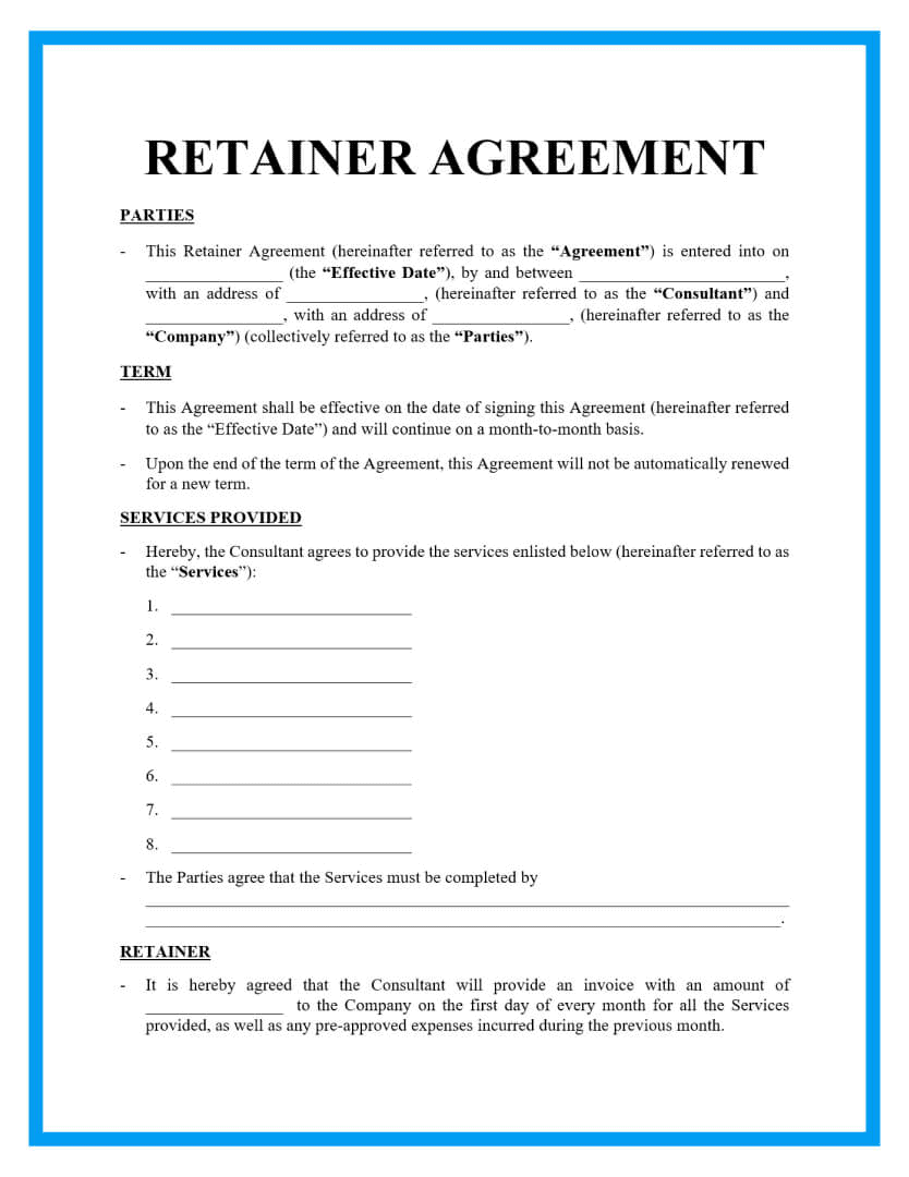 retainer agreement