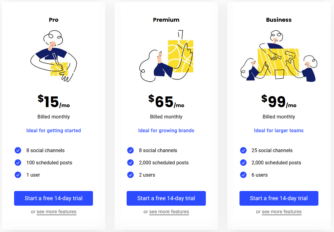 Buffer pricing plan