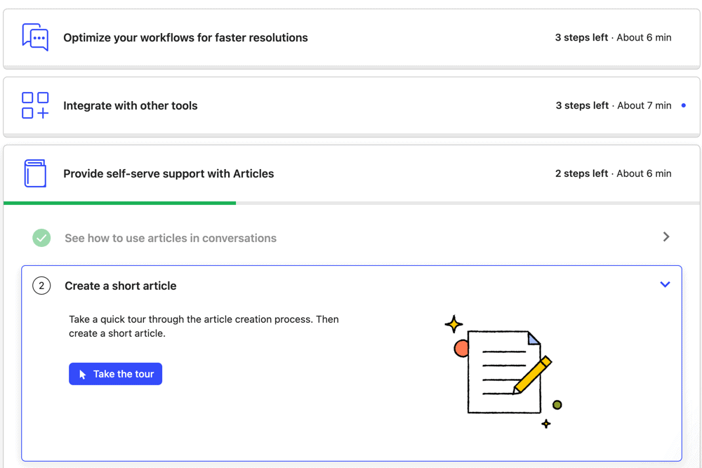 Intercom's video tutorials