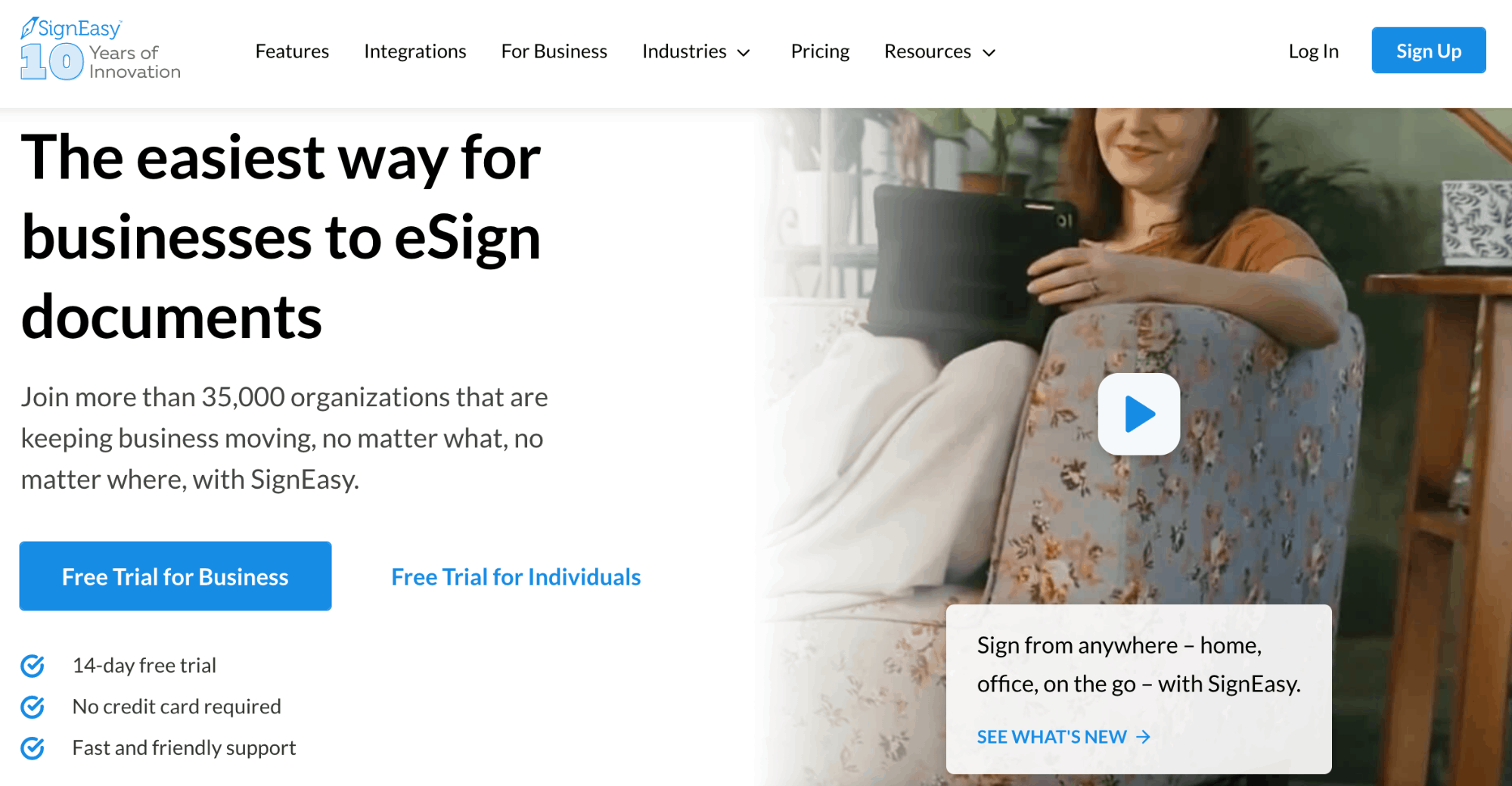 DocuSign alternatives - SignEasy