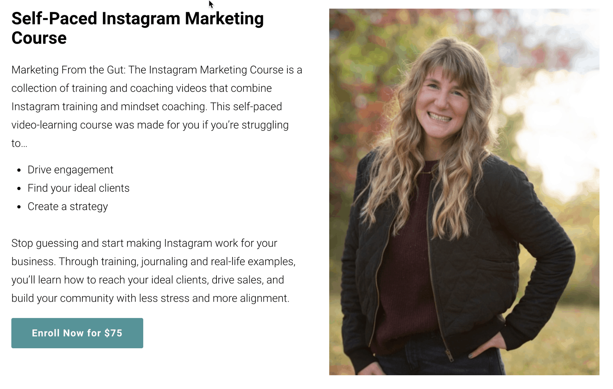 Ebook - Self-Paced Instagram Marketing Course