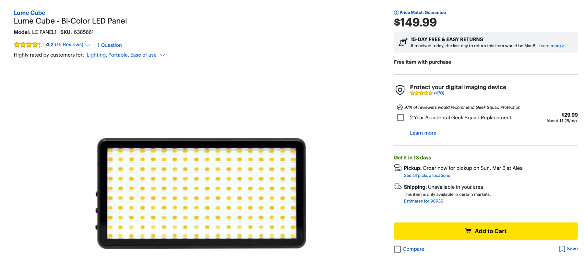 Lume Cube - Bi-Color LED Panel