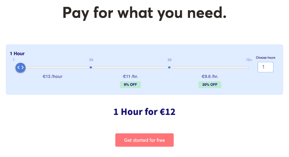 Happy Scribe pricing plans