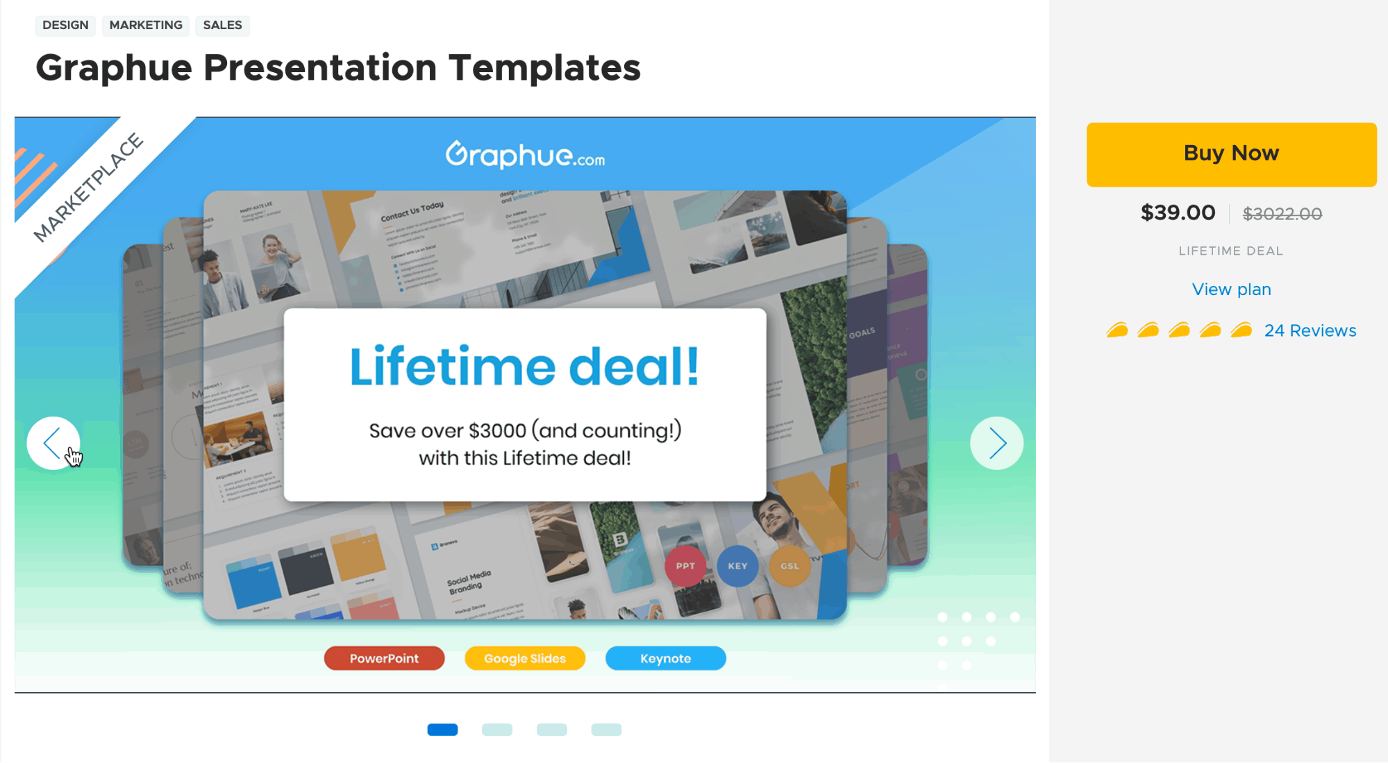 Graphue.com at AppSumo Marketplace