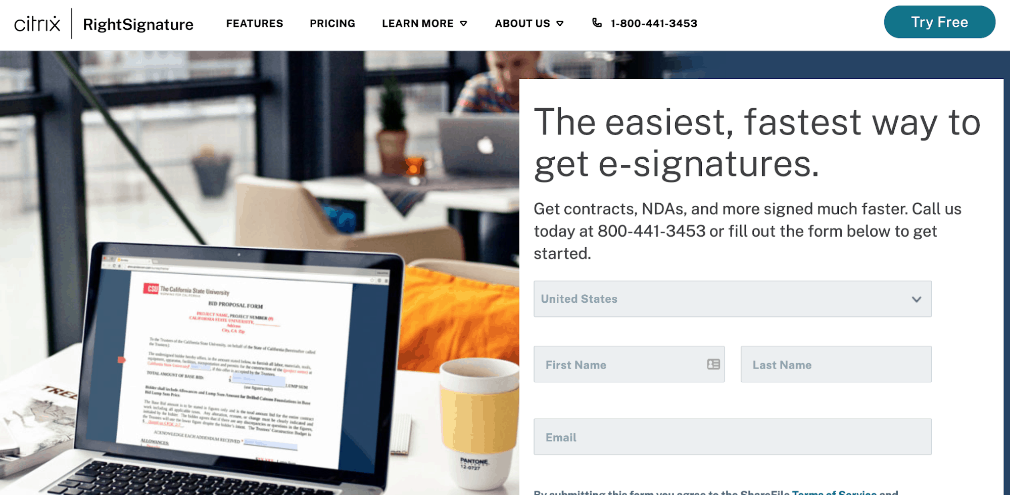 DocuSign alternatives - RighSignature