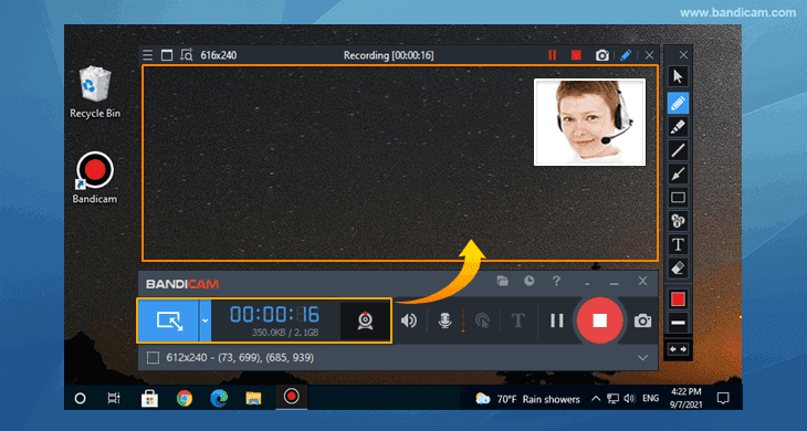 obs alternative - Bandicam Screen Recorder