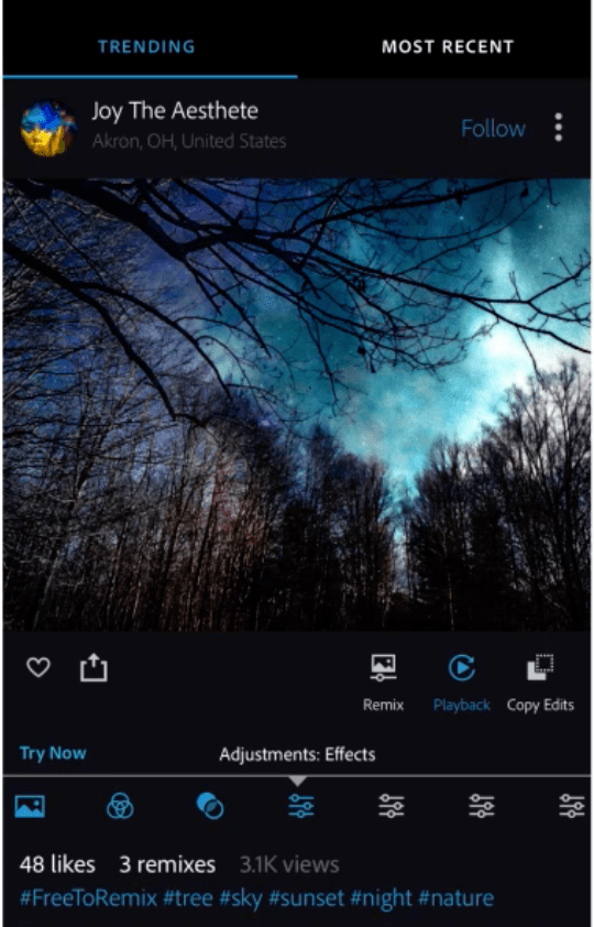 best free photo editors - adobe photoshop express