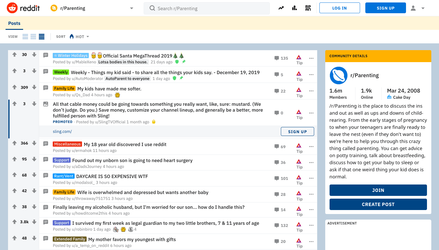 "Controversial" tab for subreddits in Reddit
