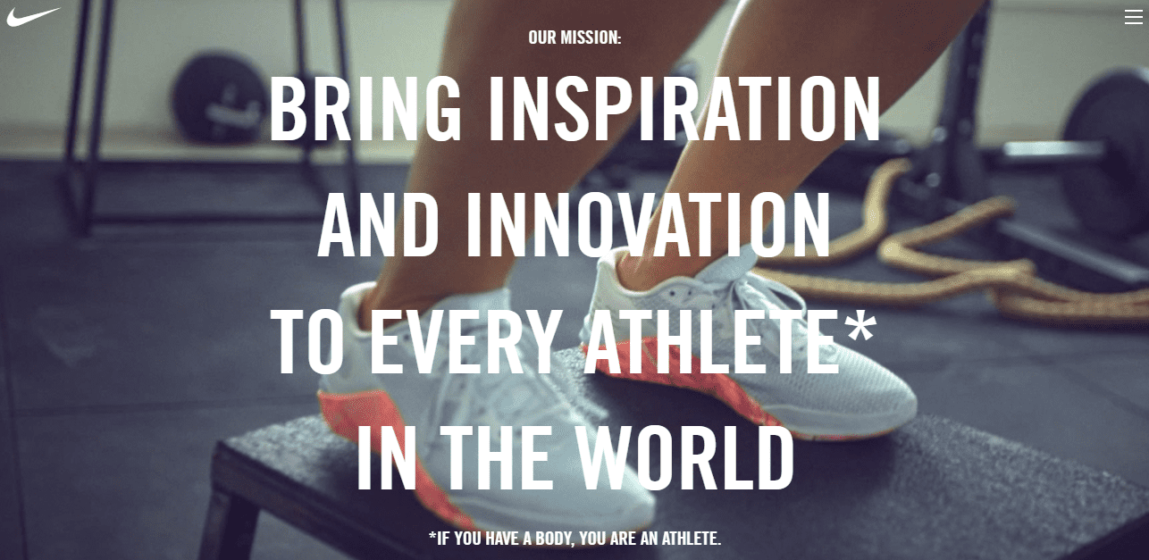 Nike’s mission