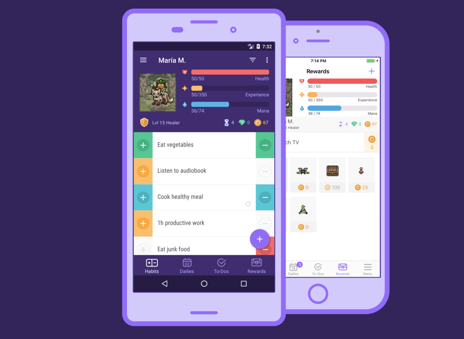 best to do list app - habitica