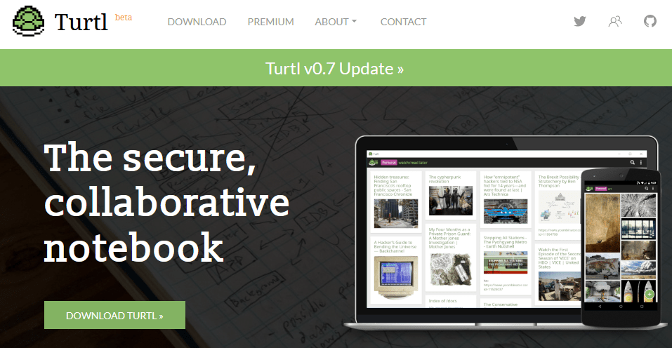 Evernote alternative - Turtl