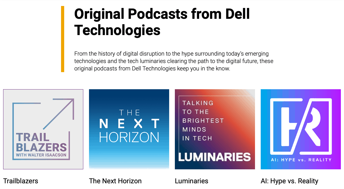 podcast tips dell technologies
