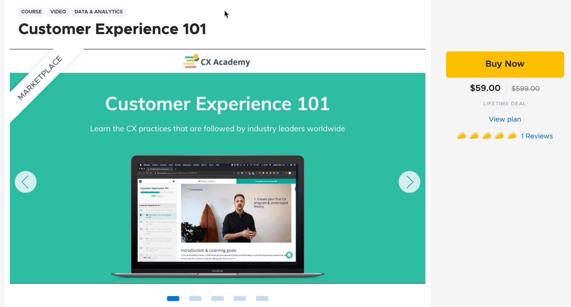 Customer Experience 101 course from CX Academy