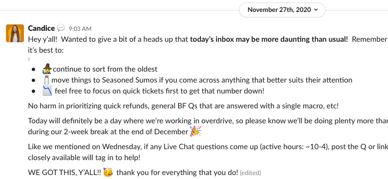 AppSumo Support Team Advice for Black Friday