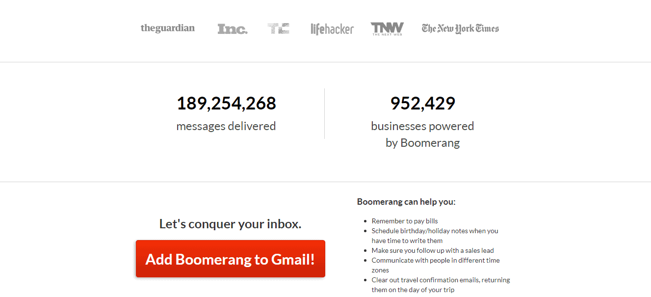 Boomerang for Gmail