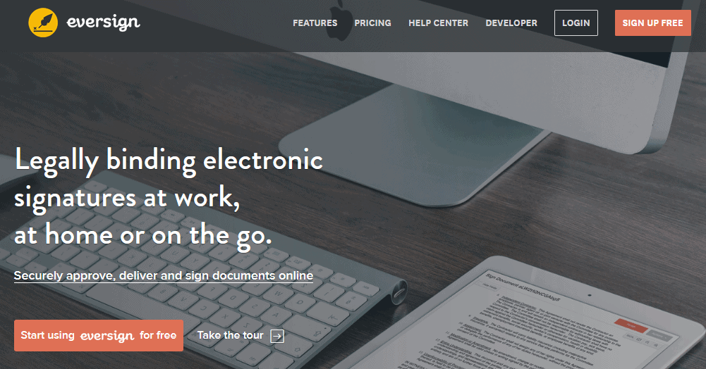 DocuSign alternatives - eversign