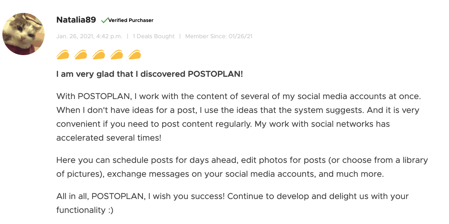 Sumo-lings review on Postoplan