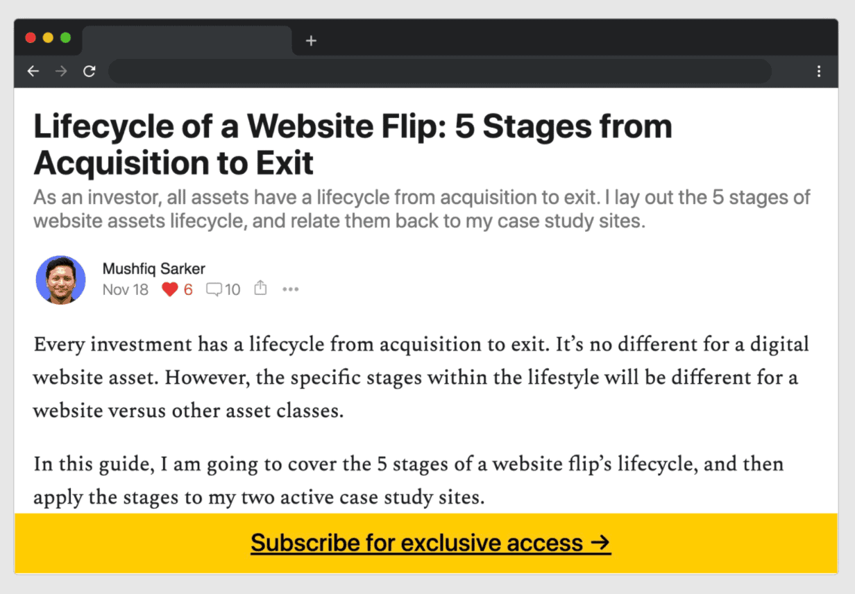 The Website Flip